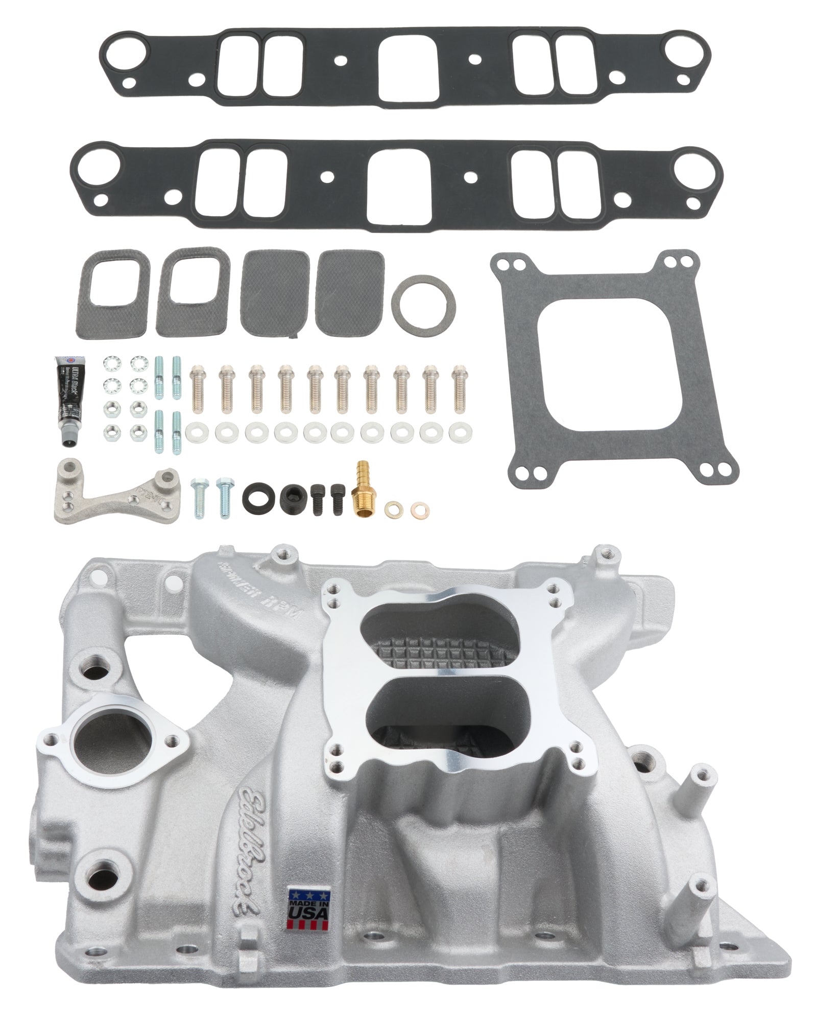 Perf RPM Pont Intake Install Kit Intake Manifolds Edelbrock