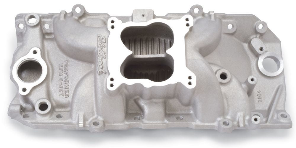 BBC Performer RPM 2-O Q-Jet Manifold - 396-502 Intake Manifolds Edelbrock