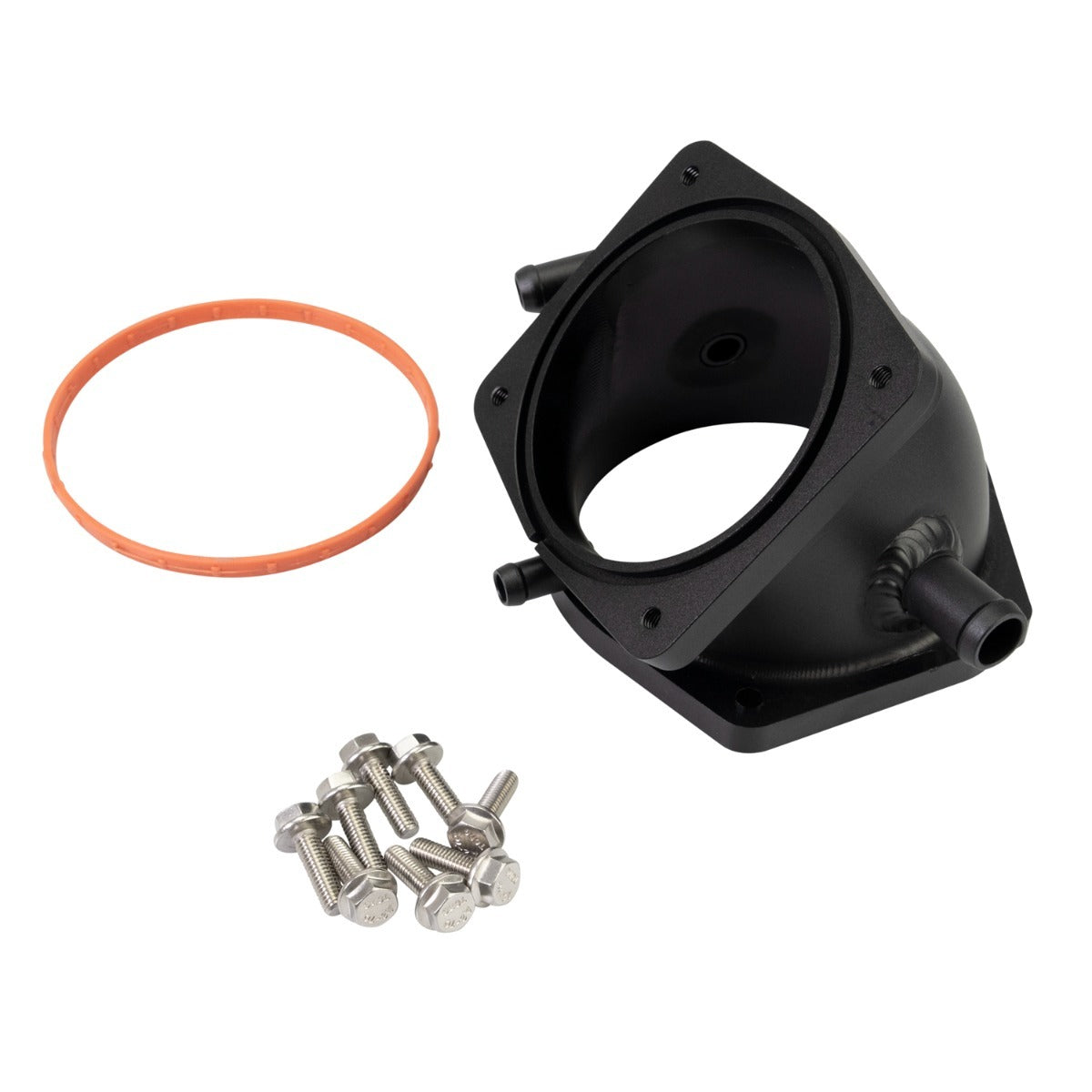 Throttle Body Adapter Ford V8 7.3L Godzilla Throttle Body Adapters and Spacers Edelbrock