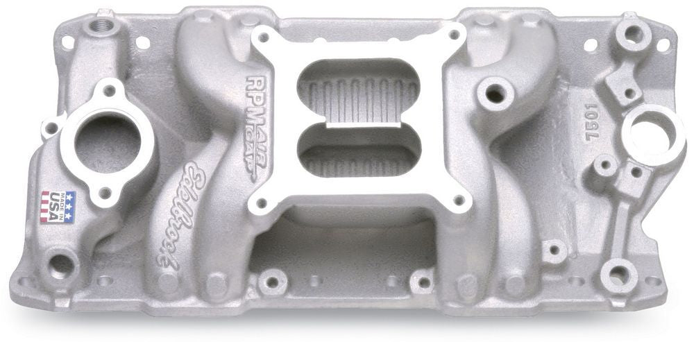 SBC Performer RPM A/G Manifold - 262-400 Intake Manifolds Edelbrock