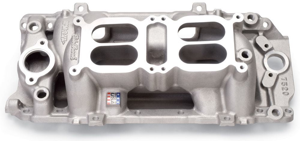 BBC Performer RPM Dual Quad A/G Manifold - O/P Intake Manifolds Edelbrock