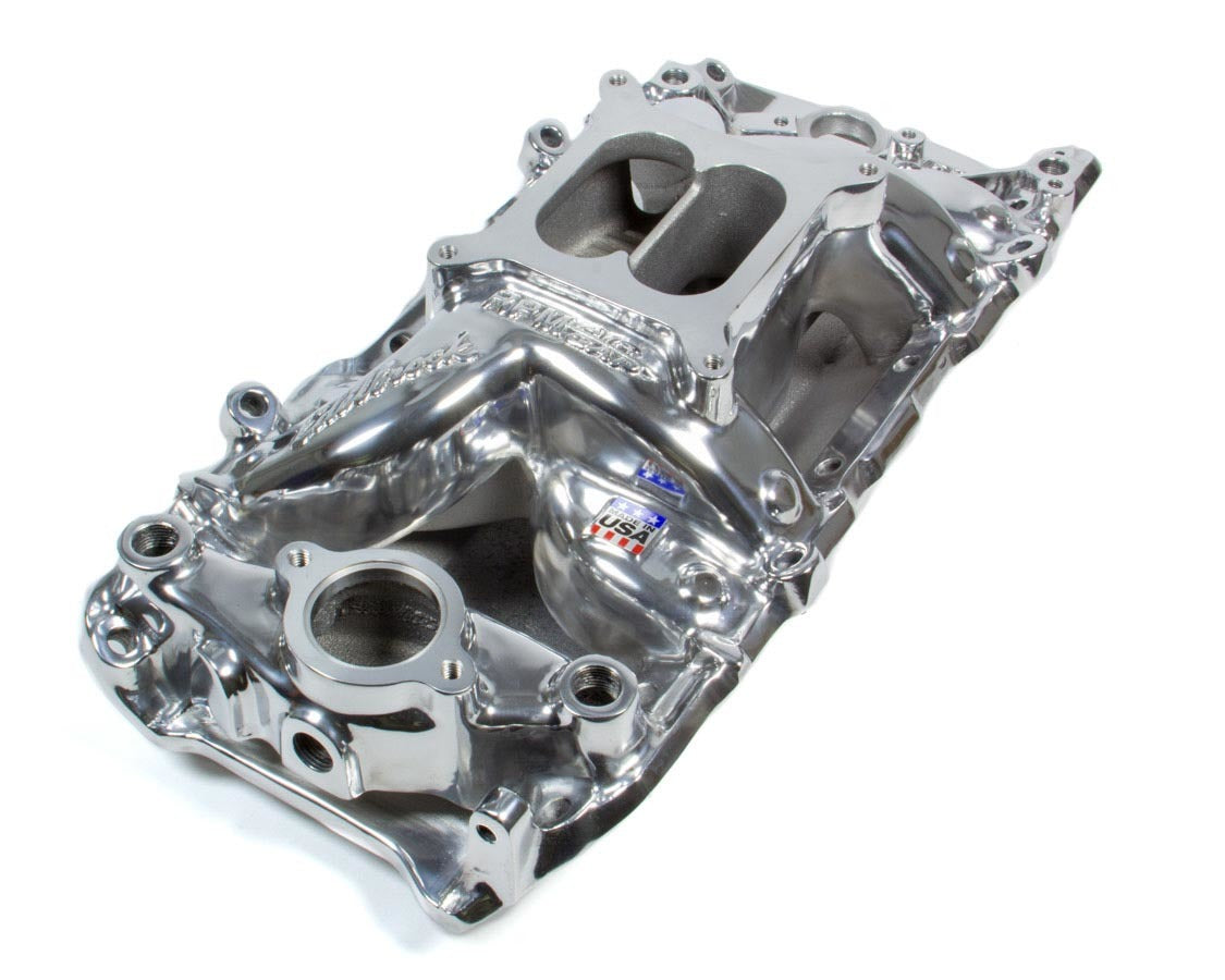 BBC Performer RPM A/G Manifold- O/P- Polished Intake Manifolds Edelbrock