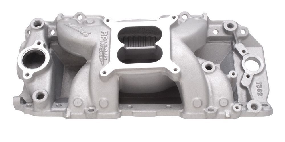 BBC Performer RPM A/G Manifold- R/P - 396-502 Intake Manifolds Edelbrock