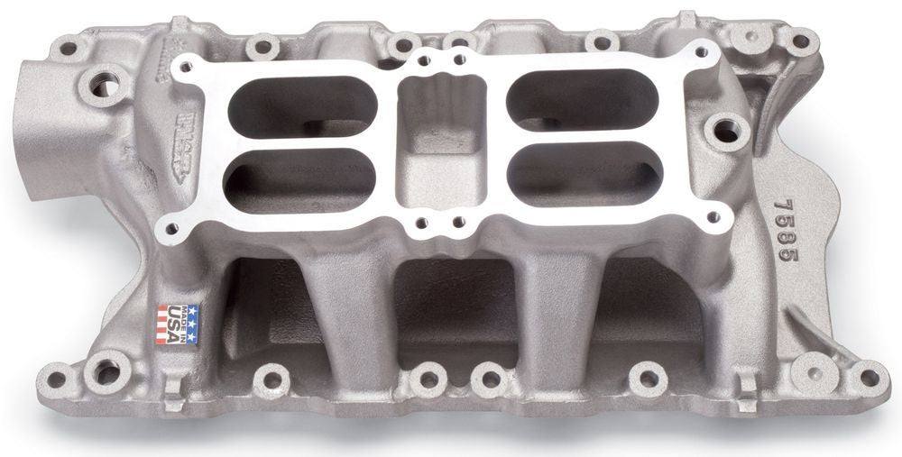 SBF Performer RPM Dual Quad A/G Manifold - 351W Intake Manifolds Edelbrock