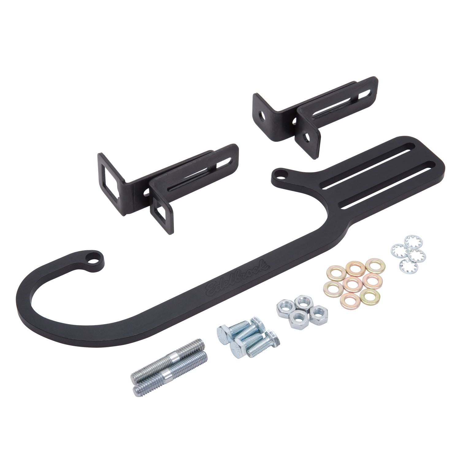 Throttle/Trans Kickdown Bracket Fits 4150 Black Throttle Brackets Edelbrock