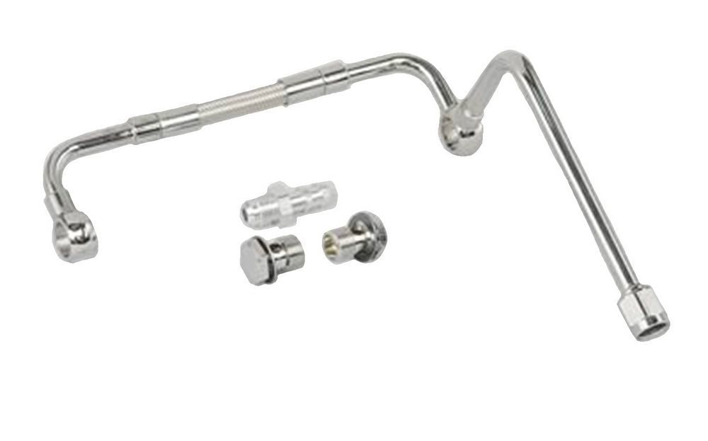 Dual Feed Fuel Line Kit Carburetor Fuel Lines/Logs Edelbrock