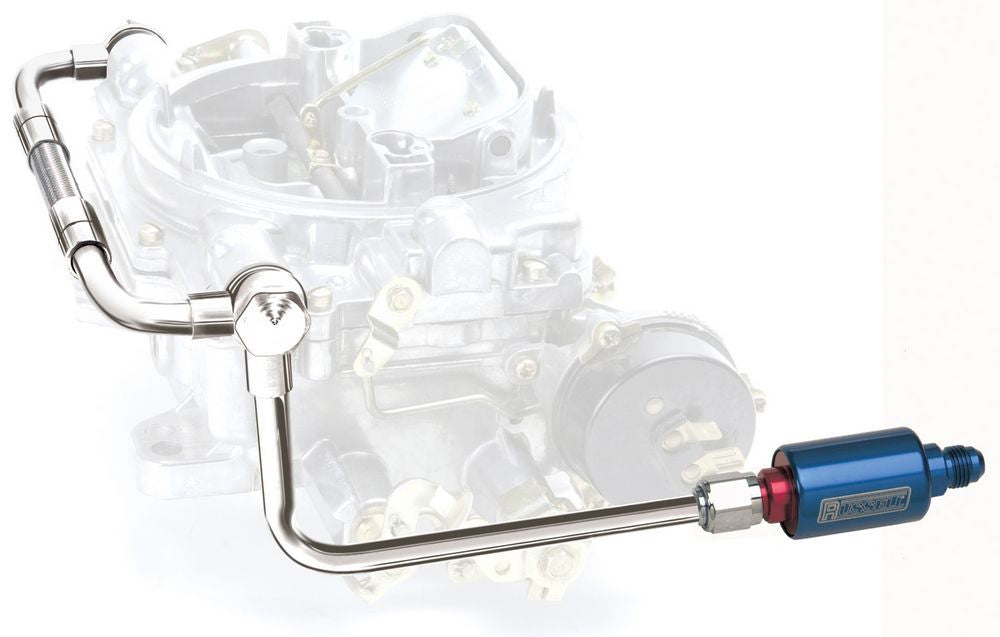 Dual Feed Fuel Line Kit Carburetor Fuel Lines/Logs Edelbrock