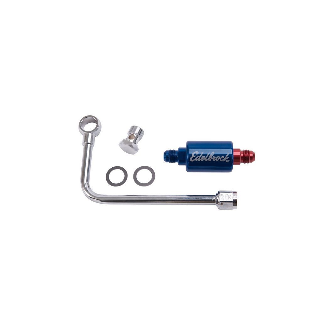 Fuel Line & Filter Kit Carburetor Fuel Lines/Logs Edelbrock