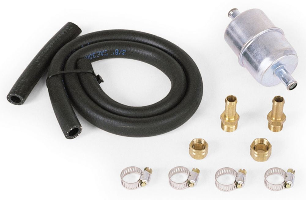 3/8in Fuel Line & Filter Kit Fuel Filters and Components Edelbrock
