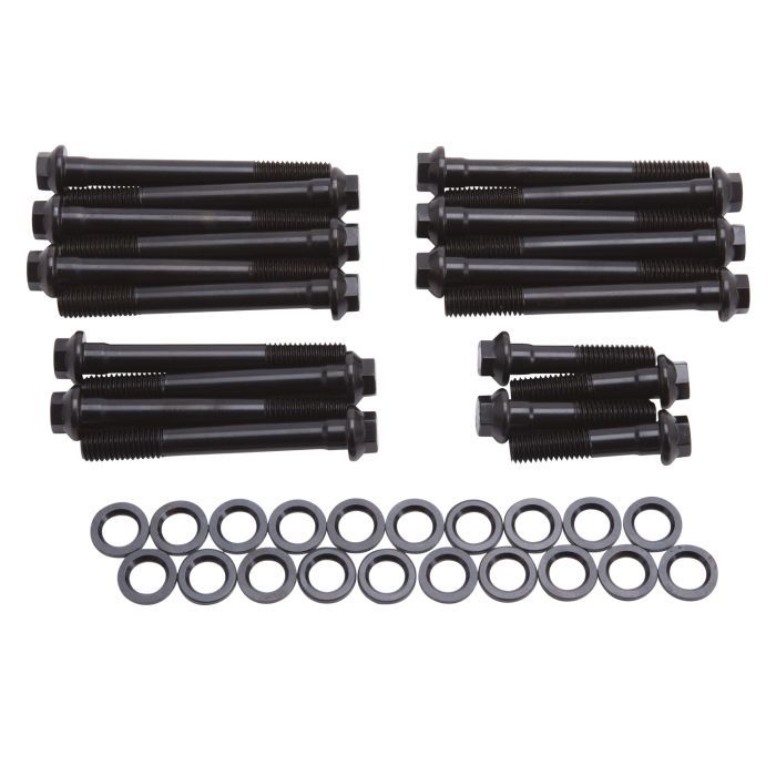 E-Series Head Bolt Kit Pontiac V8 Cylinder Head Fastener Kits Edelbrock