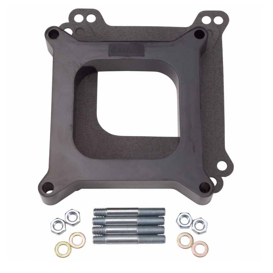 Carburetor Spacer - 1in Open Carburetor Adapters and Spacers Edelbrock