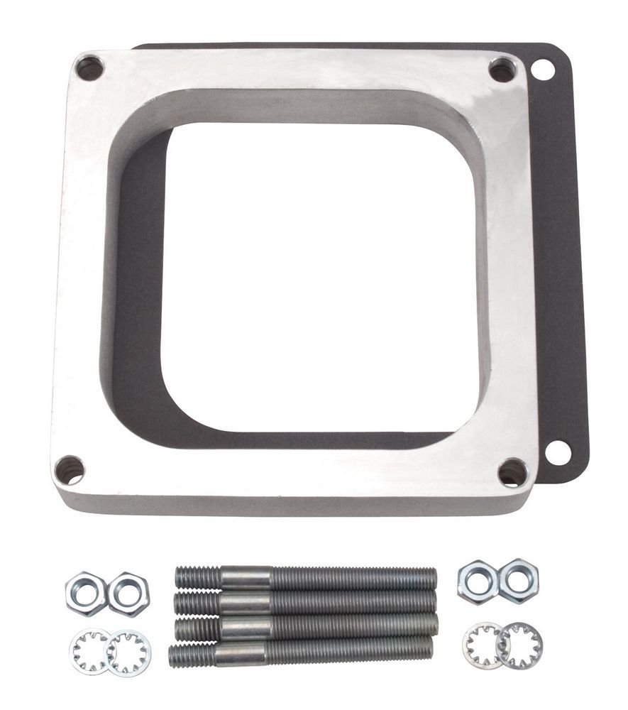 Carburetor Spacer - 1in Open - 4500 Carburetor Adapters and Spacers Edelbrock