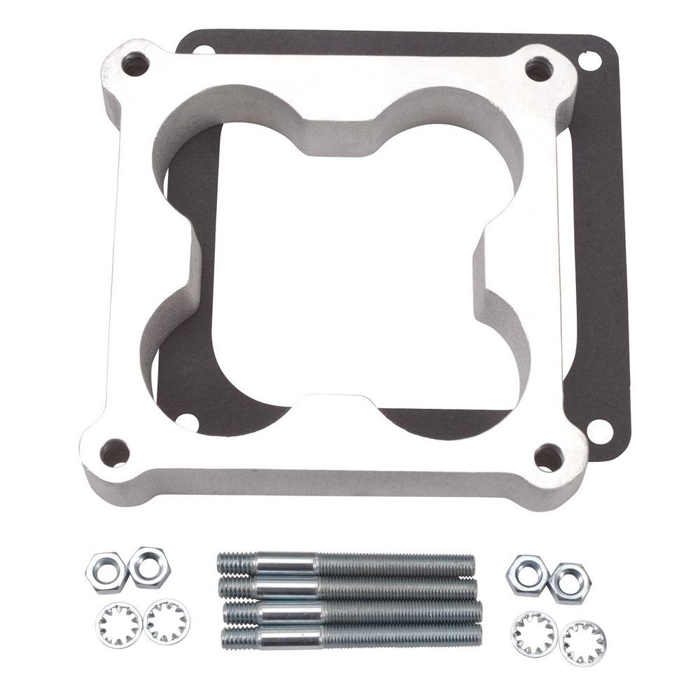 Carburetor Spacer - 1in Cloverleaf - 4500 Carburetor Adapters and Spacers Edelbrock