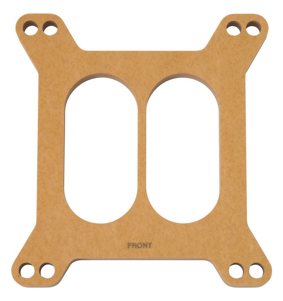 1/2in Carb Spacer - Wood Fiber Laminate Carburetor Adapters and Spacers Edelbrock