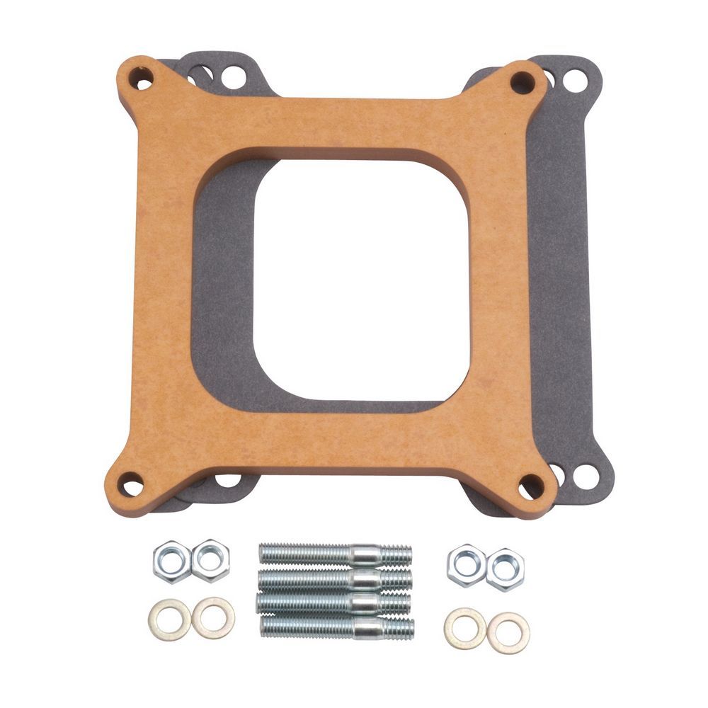 Carburetor Spacer - 1/2 Thick - Wood Carburetor Adapters and Spacers Edelbrock