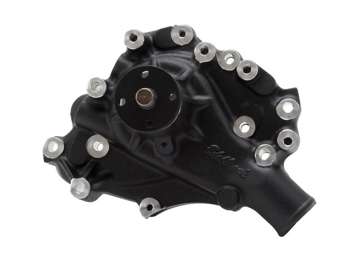 SBF Water Pump - 70-78 302 Black Water Pumps - Mechanical Edelbrock