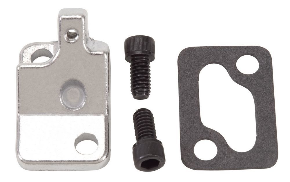 Choke Block-Off Plate - SBC Carburetor Choke Block Off Plates Edelbrock
