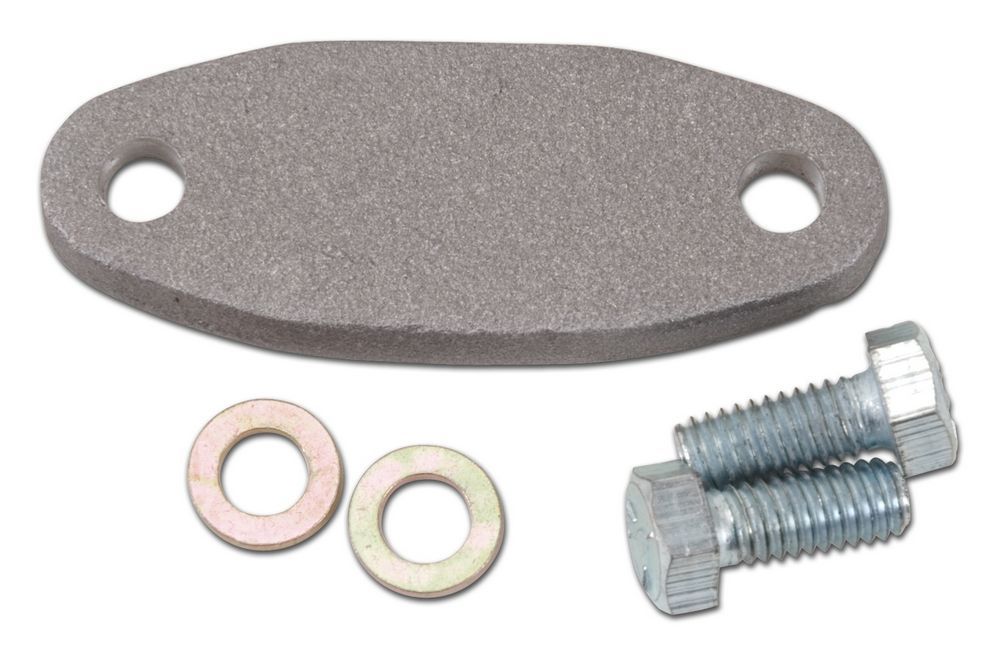 Choke Block-Off Plate - Olds Carburetor Choke Block Off Plates Edelbrock