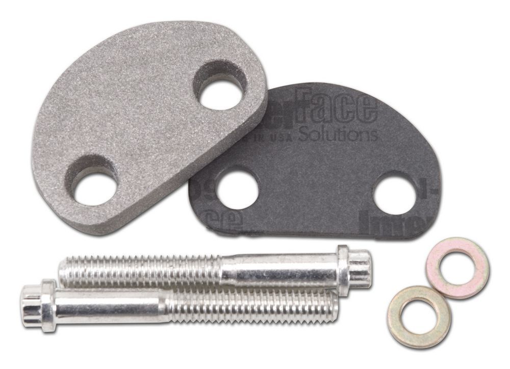 Choke Block-Off Plate - Ford Carburetor Choke Block Off Plates Edelbrock