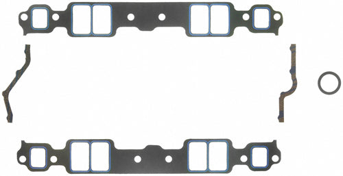 SBC Intake Gasket Set 1.28in x 2.09in .060in Intake Manifold Gaskets FEL-PRO