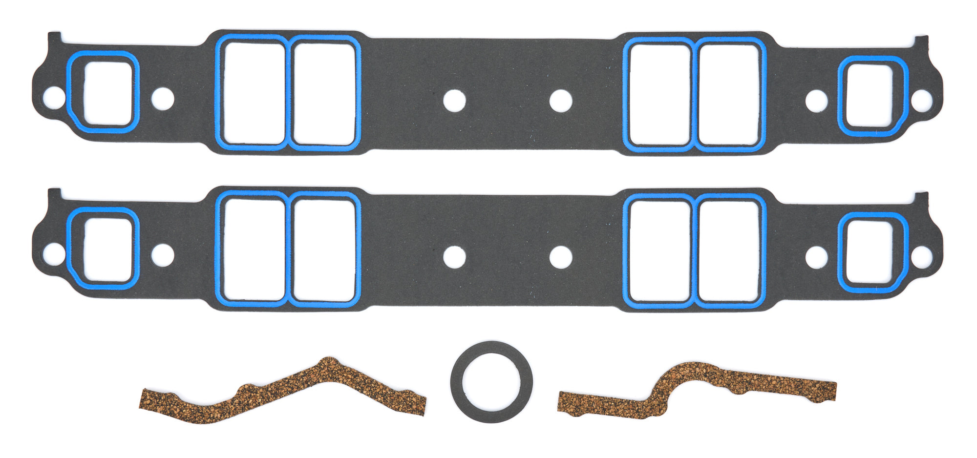 SBC Intake Gasket Set 1.31in x 2.21in .060in Intake Manifold Gaskets FEL-PRO