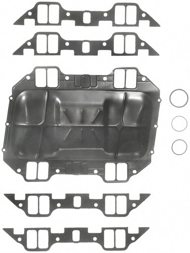 BB Mopar Intake Gaskets PORT SIZE 1.23in x 2.27i Valley Pans FEL-PRO
