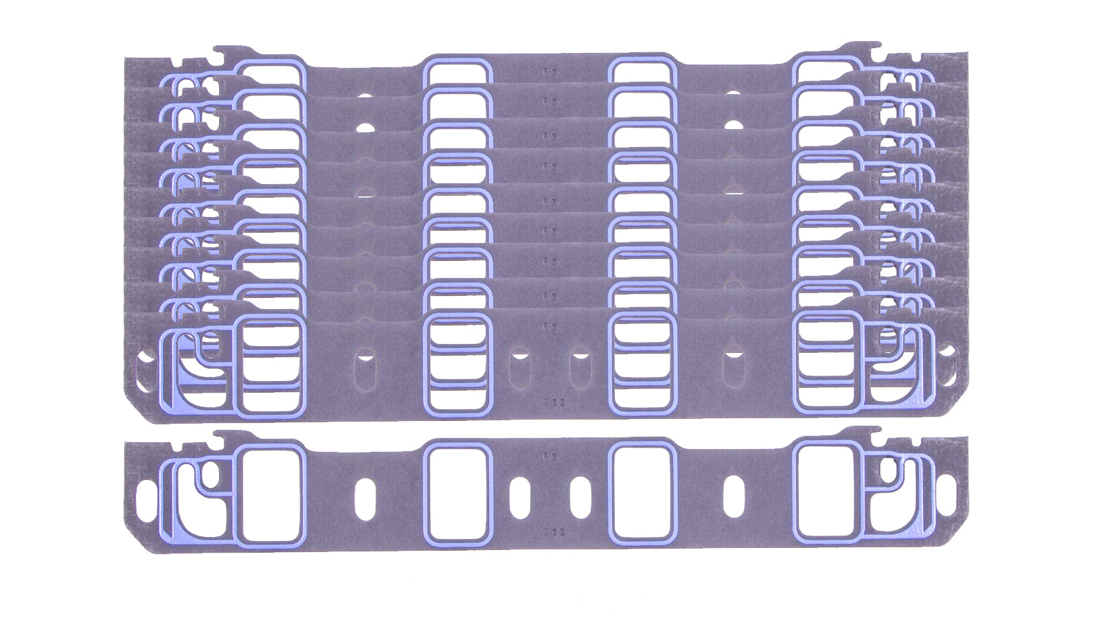 SBF Intake Gaskets (10pk) 289-351W Intake Manifold Gaskets FEL-PRO