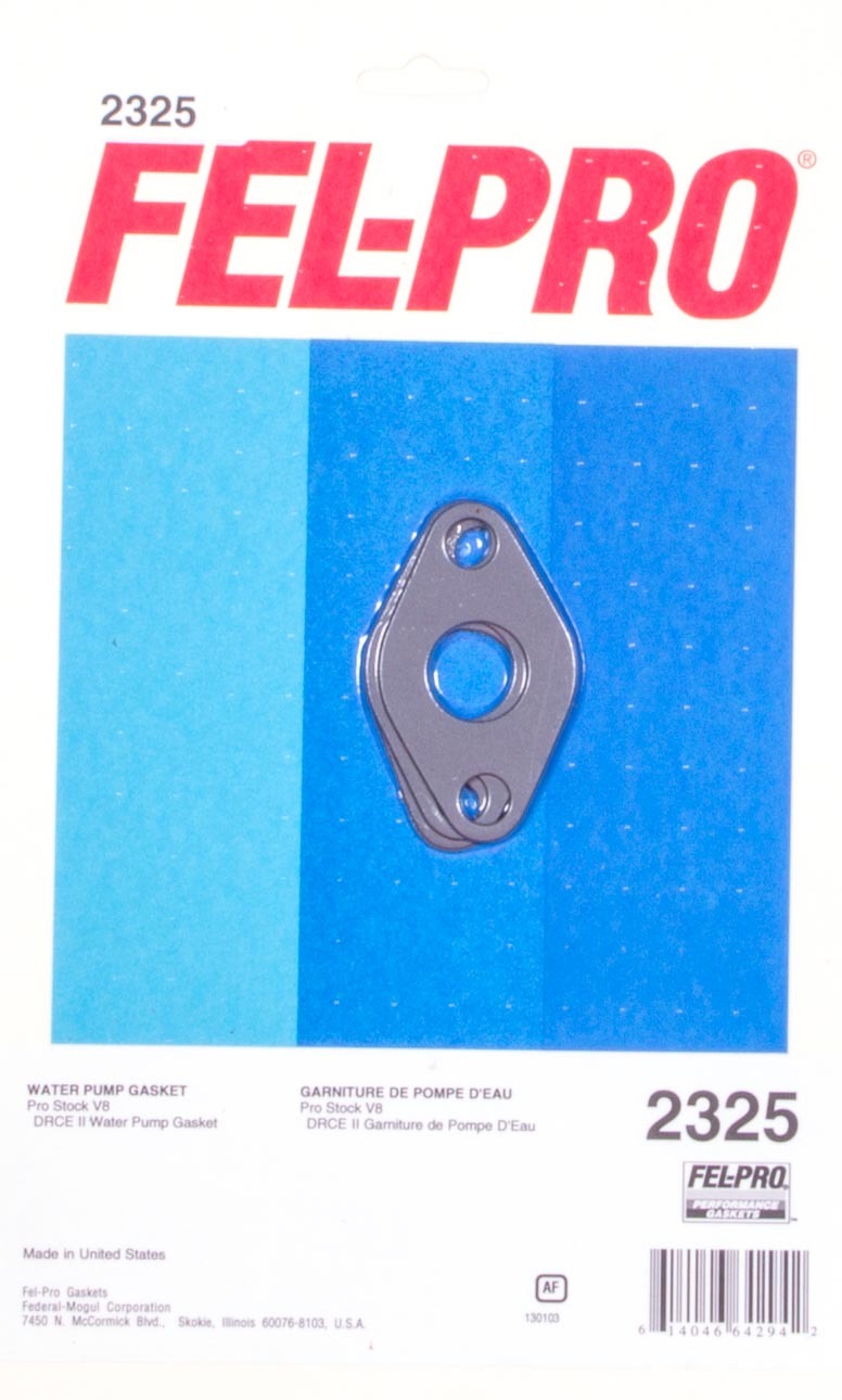Water Pump Gasket - BBC High Density Fiber Water Pump Gaskets FEL-PRO