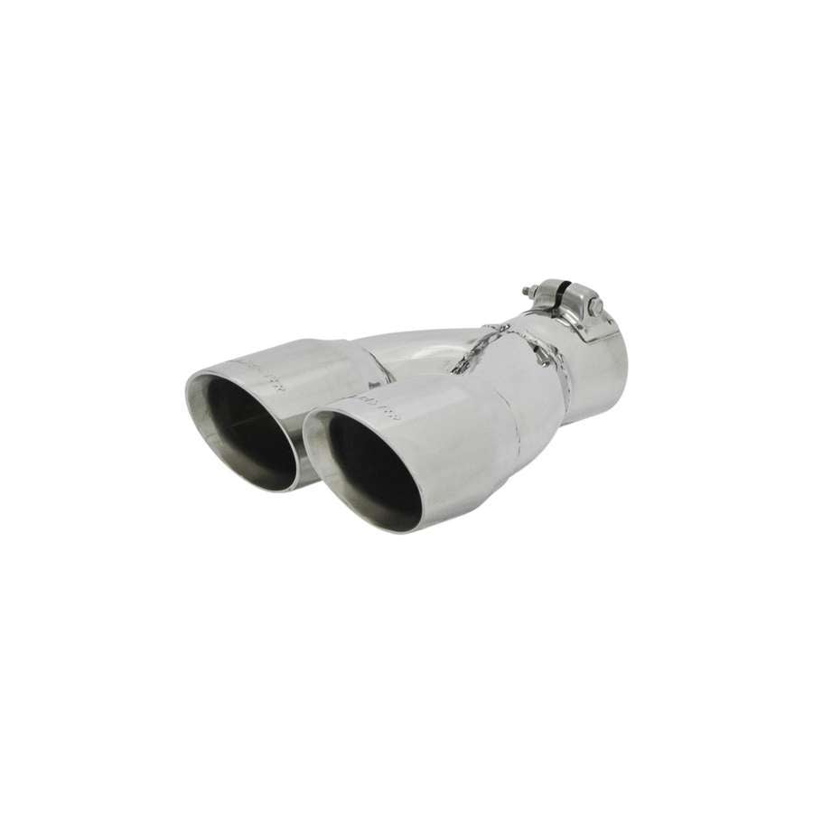 Exhaust Tip Logo Embossed Polished Exhaust Tips Flowmaster