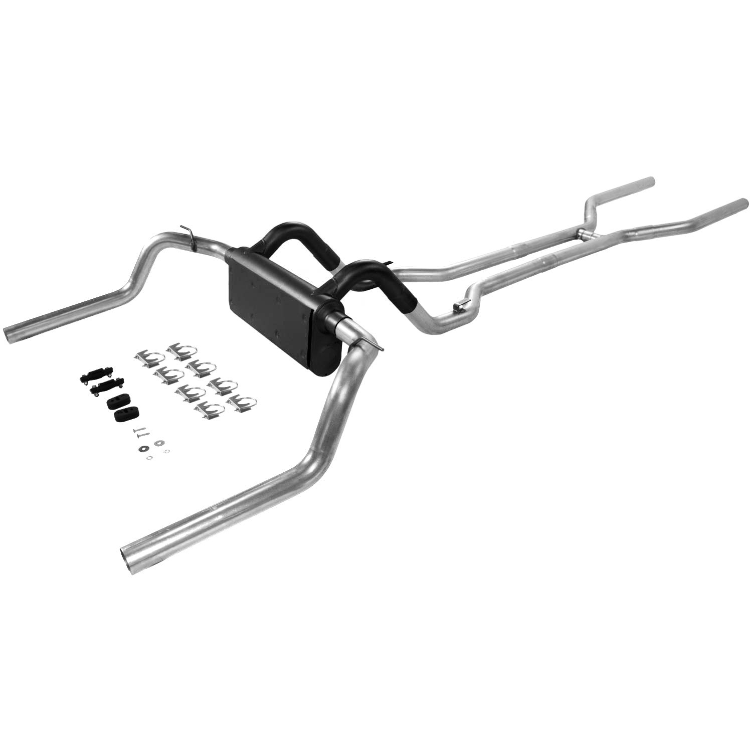 A/T Exhaust System - 67-74 GM F-Body Exhaust, Mufflers & Tips Flowmaster