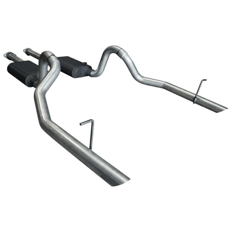 A/T Exhaust System - 94-97 Mustang 4.6/5.0L Exhaust Systems Flowmaster