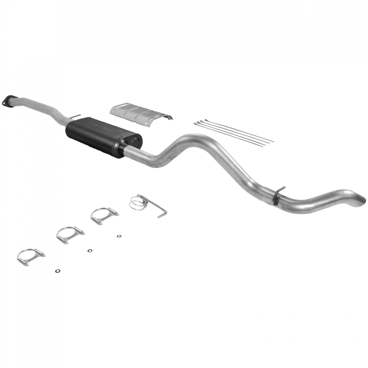 93-95 GM P/U Ext Cab SB Force II Exhaust System Exhaust Systems Flowmaster