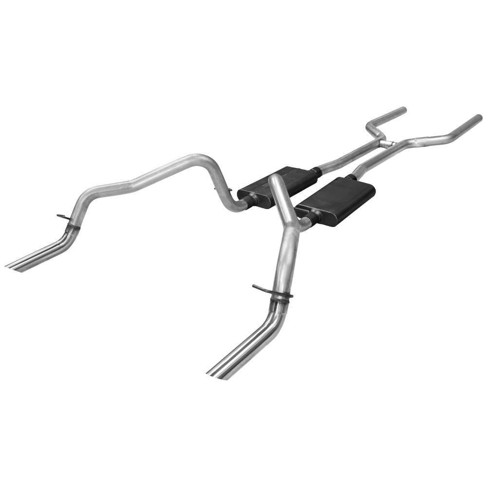 A/T Exhaust System - 70-73 Camaro V8 Exhaust Systems Flowmaster