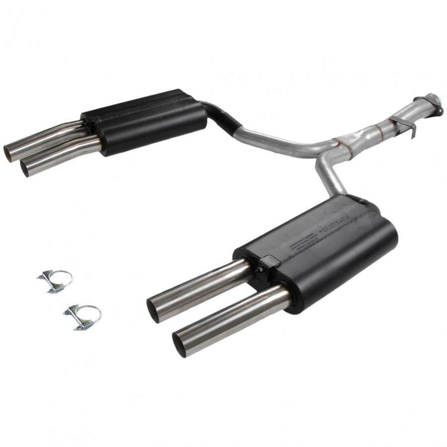 86-90 Corvette Force II Sys. W/SS Tips Exhaust Systems Flowmaster