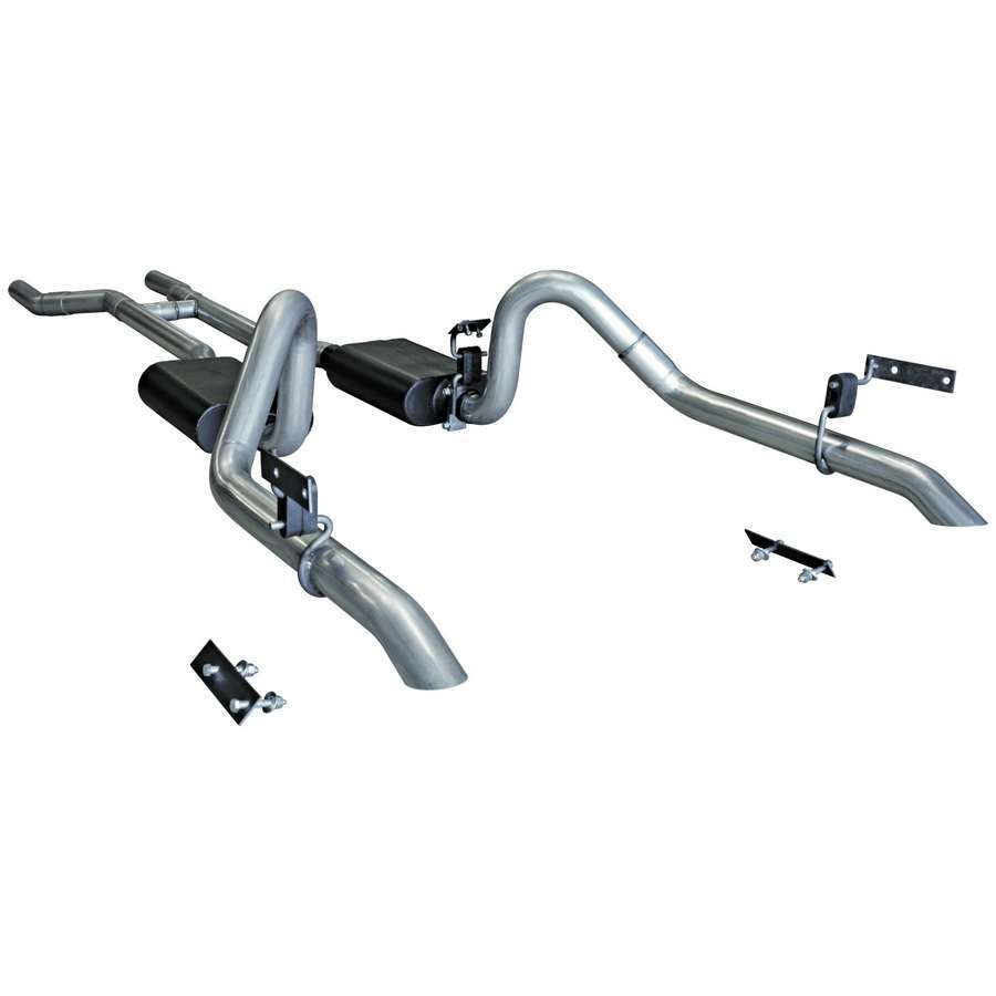 A/T Exhaust System - 67-70 Mustang Exhaust Systems Flowmaster