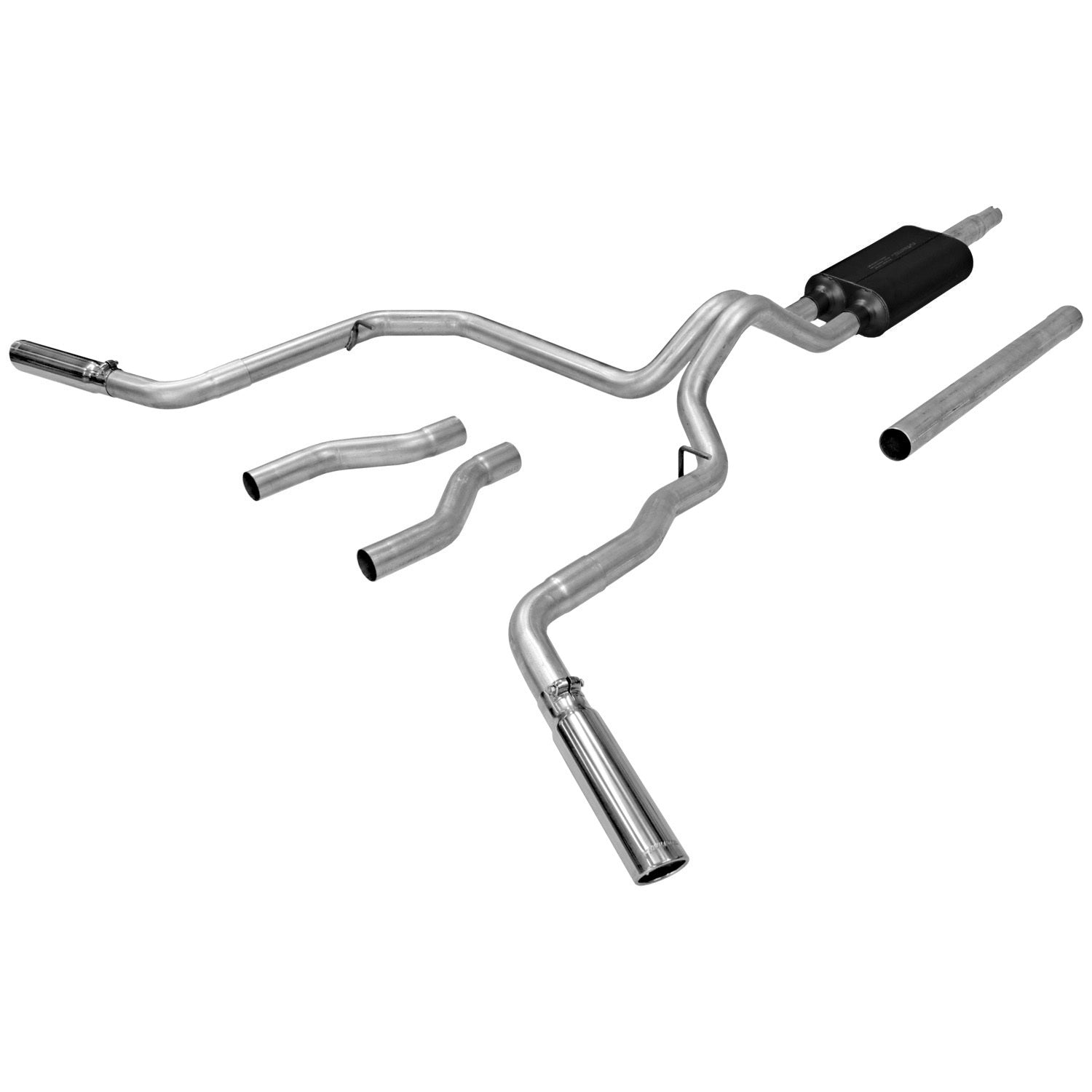 87-96 Ford F150 American Thunder Exhaust Kit Exhaust Systems Flowmaster