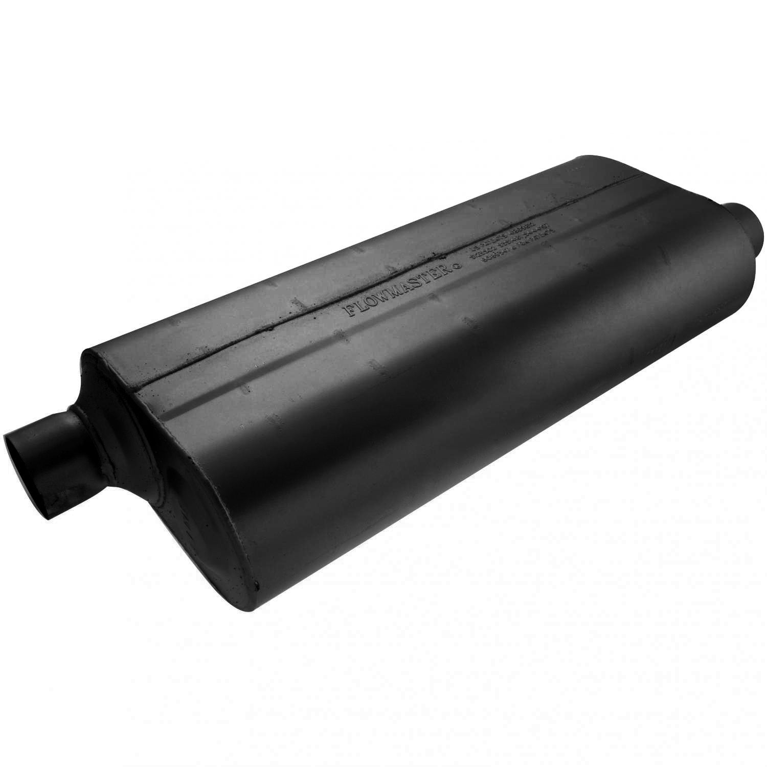 70 Series Hi-Performance Muffler 2.50in Offset Mufflers and Components Flowmaster