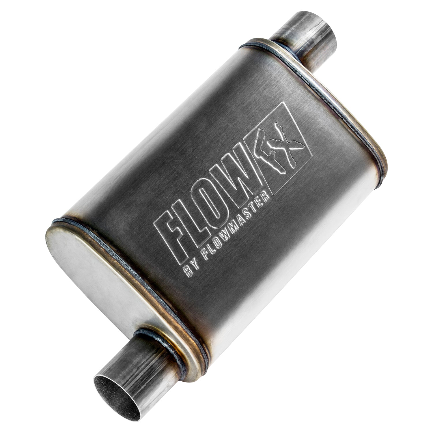 FlowFX Muffler 2.5in In Offset/Out Offset Mufflers and Components Flowmaster