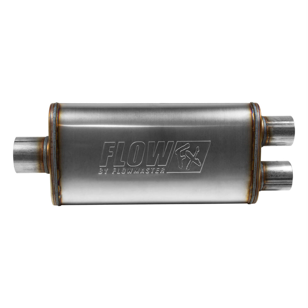 FlowFX Muffler 3.0in In/2.25in Out Ctr/Ctr Exhaust, Mufflers & Tips Flowmaster