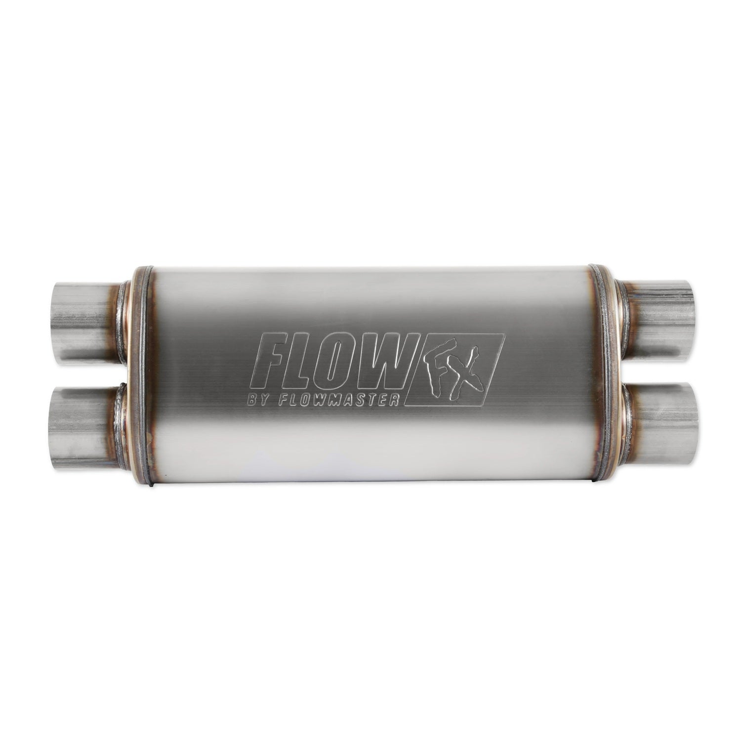 Muffler 3-1/2 Inlet 2-1/ 2 Dual Outlet Exhaust, Mufflers & Tips Flowmaster