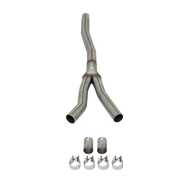 Scavenger Y Pipe-2015 Mu stang 2.3L Ecoboost Eng Exhaust Y-Pipes Flowmaster
