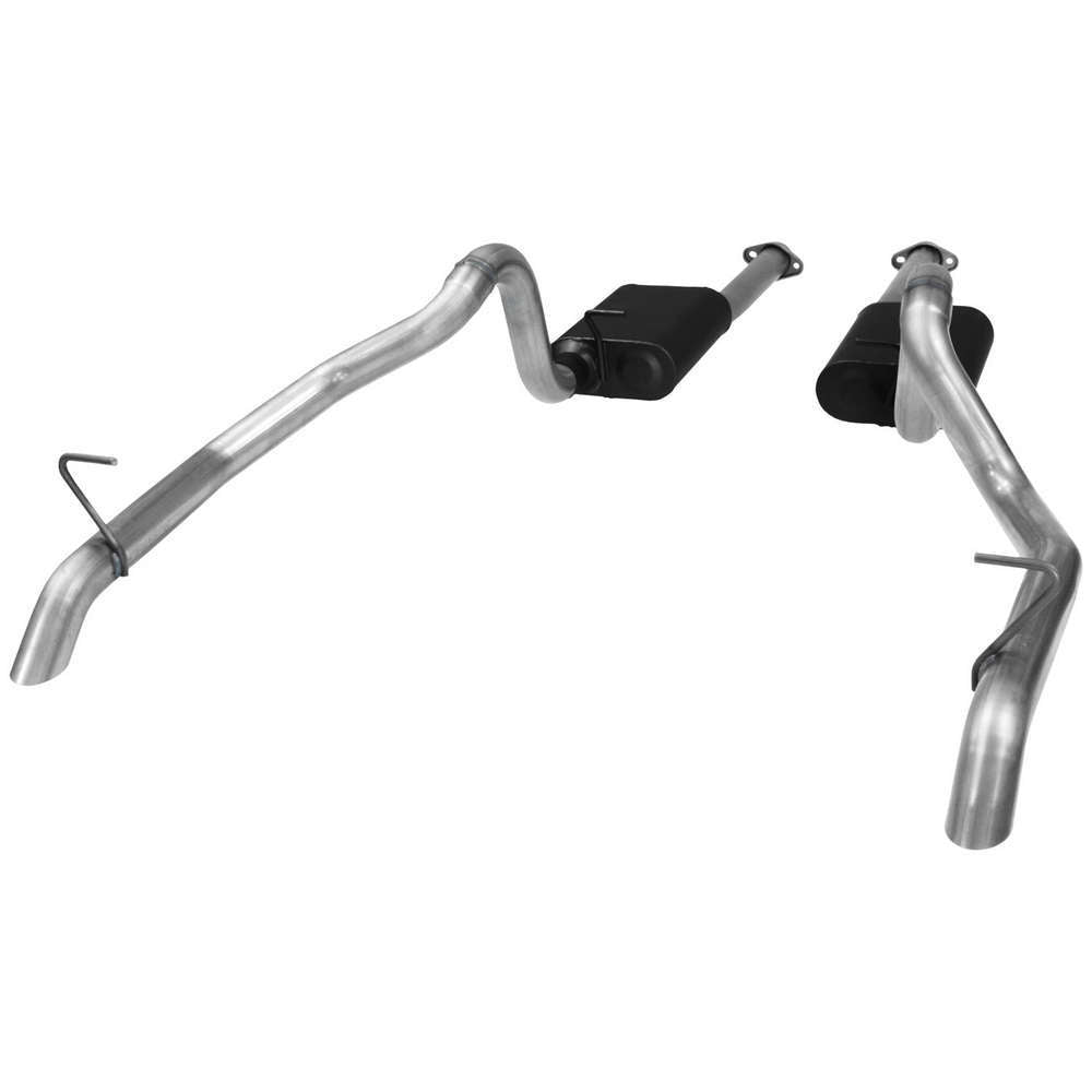 A/T Exhaust System - 86-93 Mustang Exhaust, Mufflers & Tips Flowmaster