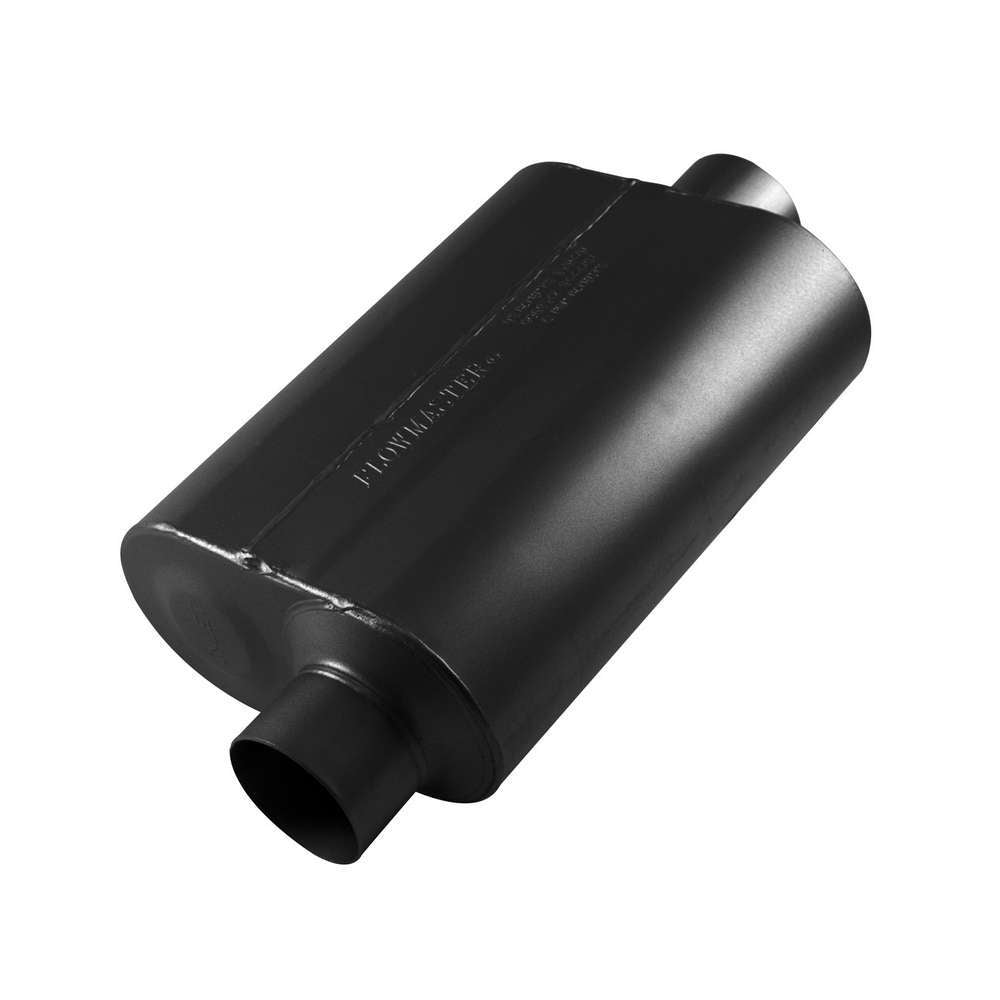 Super 40 Series Muffler 3in Offset In/3in Center Mufflers and Components Flowmaster