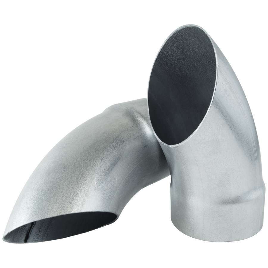 Muffler Turndowns Pair 3.0in Exhaust Tips Flowmaster