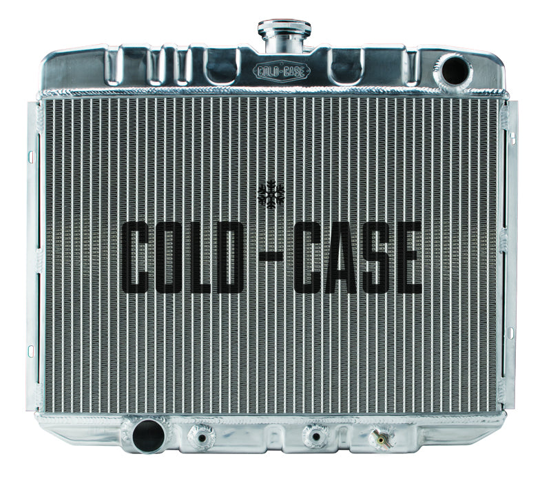 67-70 Mustang BB 24 Inch Aluminum Performance Radiator AT Cold Case Radiators Radiator COLD-CASE Radiators