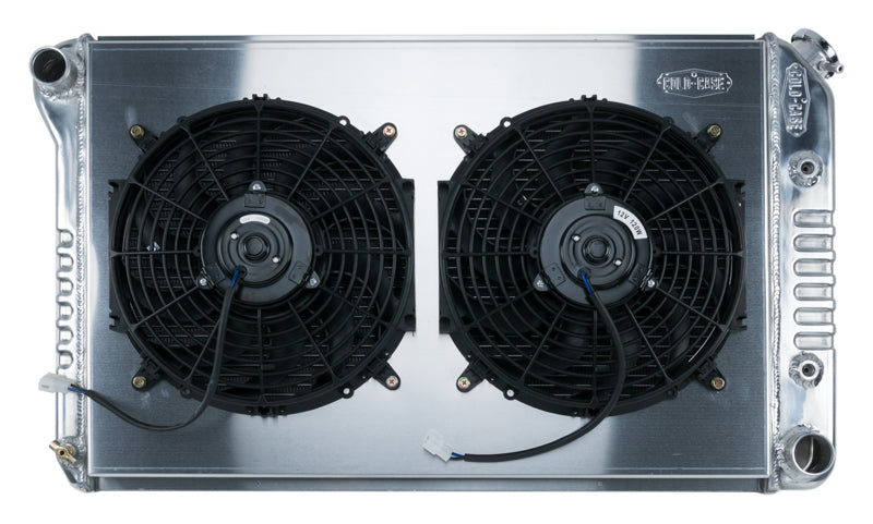 80-87 G-Body Aluminum Performance Radiator Dual Fan Kit Cold Case Radiators Radiator Fan COLD-CASE Radiators