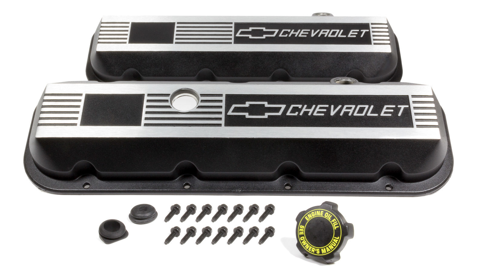 Aluminum Valve Covers - BBC- Short Valve Covers Chevrolet Performance Parts