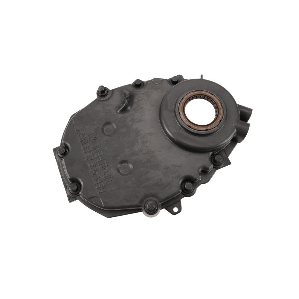 SBC Plastic Front Timing Cover - 99-02 Black Timing Covers Chevrolet Performance Parts