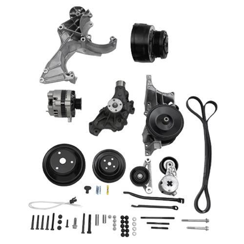 SBC Accessory Drive Sys. w/AC Pulley Kits Chevrolet Performance Parts