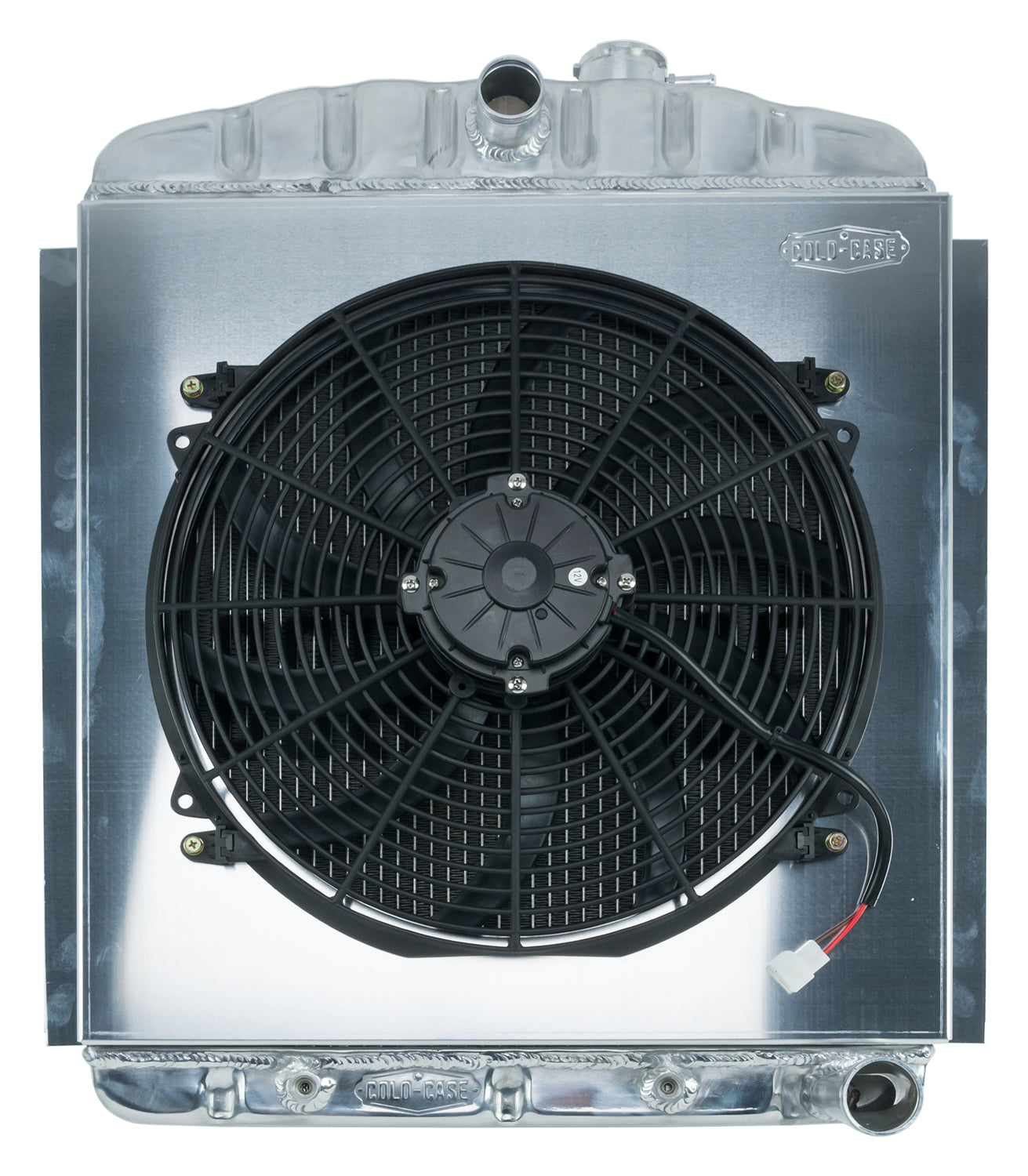 47-54 Chevy Truck Aluminum Radiator And 16 Fan Kit Cold Case Radiators Radiator Kit COLD-CASE Radiators